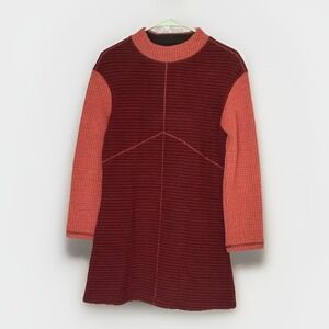 prAna Josette Redberry‎ Wool Blend Sweater Women's Small Longline Cozy Core